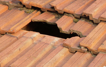 roof repair Munderfield Row, Herefordshire